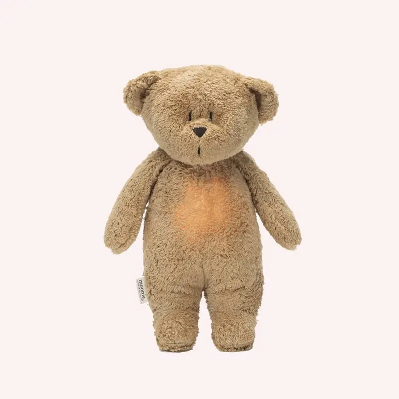 Organic Humming Bear With Lamp - Cappuccino 1