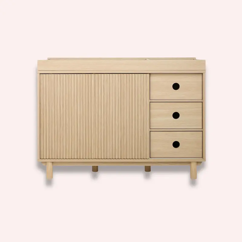 Oska Dresser/Changetable Wide - Light Oak 1