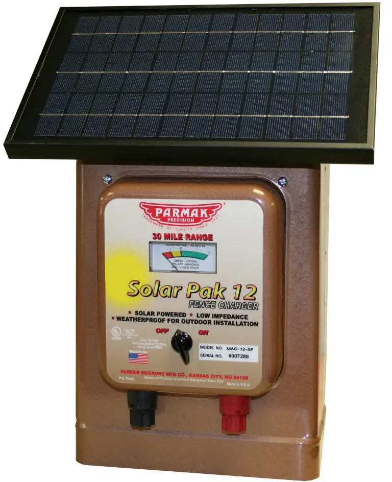 Parmak Magnum 12 Solar Pak 12V Solar Fence Charger - 102311 1