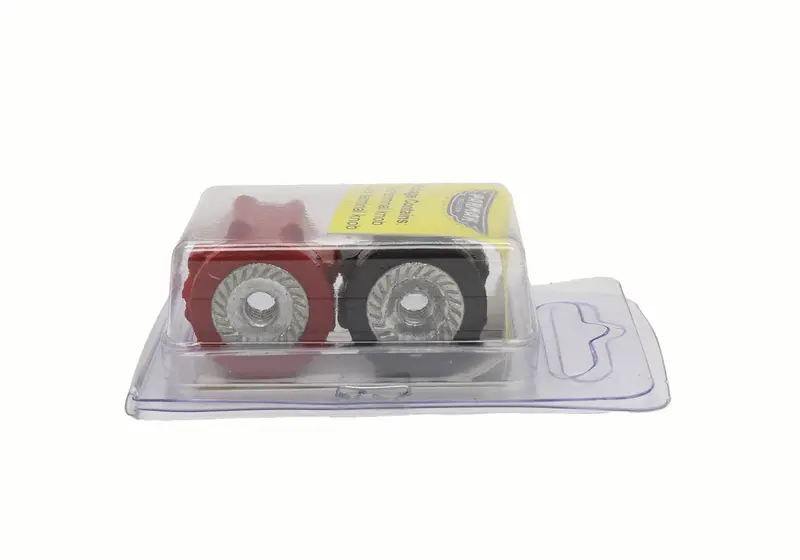 Parmak Red & Black Terminal Knob Set – 311163 1