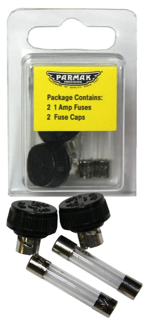 Parmak Replacement Fuses With Caps -Plastic Case – 311938 1