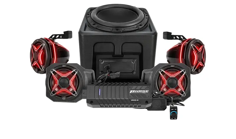 Polaris Ranger Xp 1000 Ride Command V-Spec 5 Speaker Audio System 1