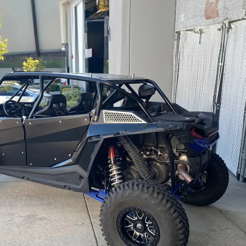 Polaris Rzr Xp Turbo / Turbo S Bed Side Grilles (Tall) 1