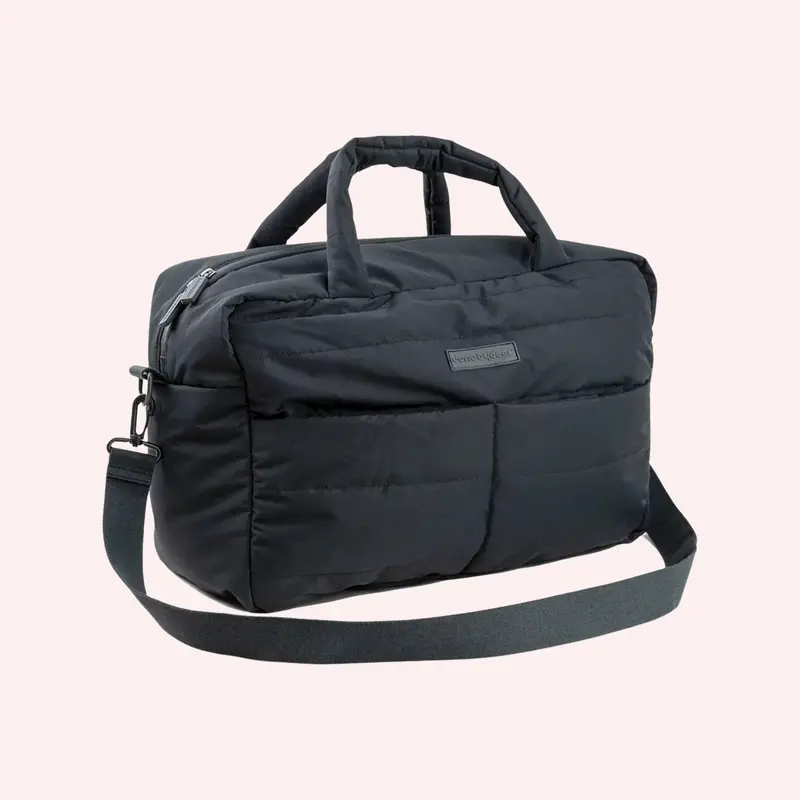 Quilted Changing Bag - Black 1