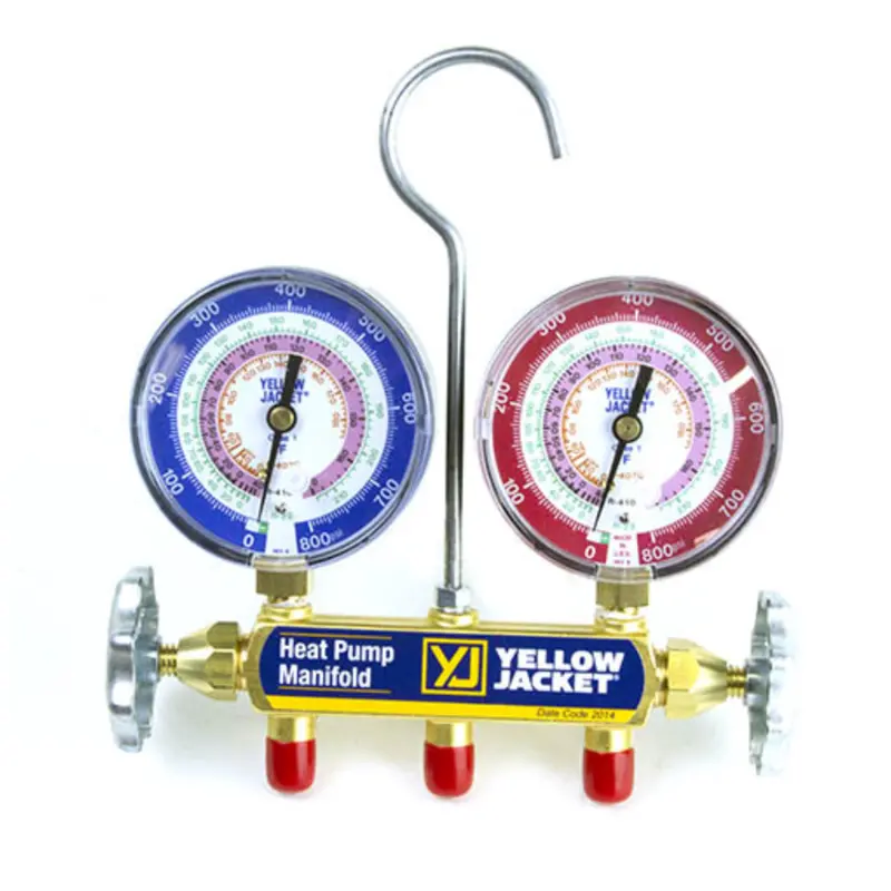 R410a/R22/R407c Charging Manifold - No Hoses 1