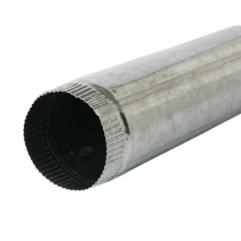 Rigid Vent Pipe - 4" X 10' 26 Gauge - Price Is Per Ft 1