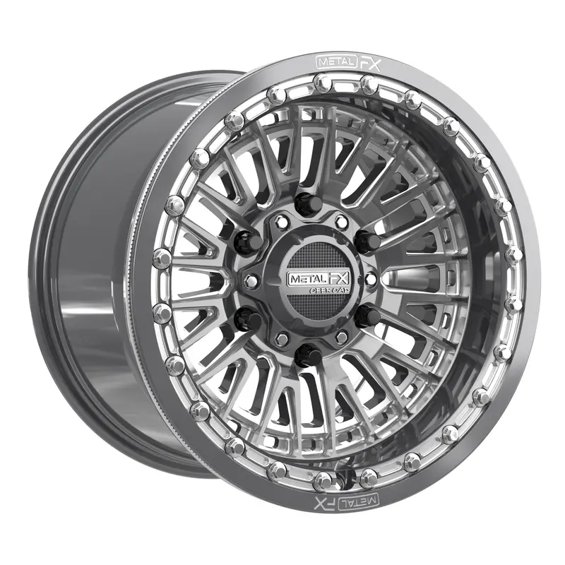 Slayer 6R Utv Beadlock Wheel (Gunmetal Contrast Cut) 2