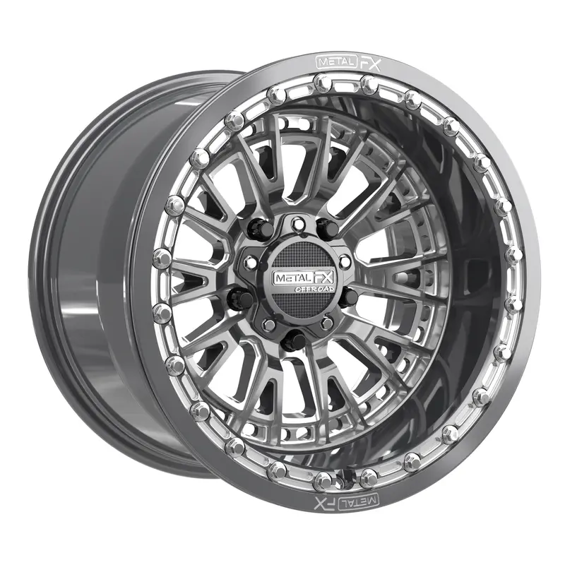 Slayer R Utv Beadlock Wheel (Gunmetal Contrast Cut) 2