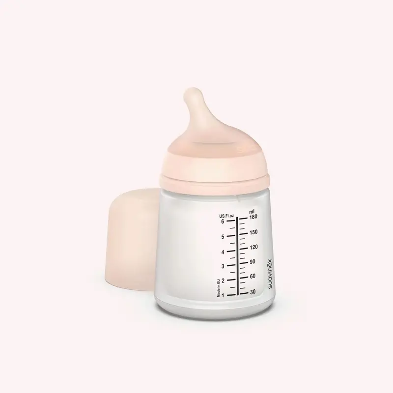 Suavinex Zero Zero Anti Colic Bottle - Adaptable Flow (Newborn+) - 180Ml 1