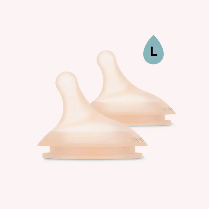 Suavinex Zero Zero Silicone Teat - Fast Flow (6+ Months) - 2Pk 1