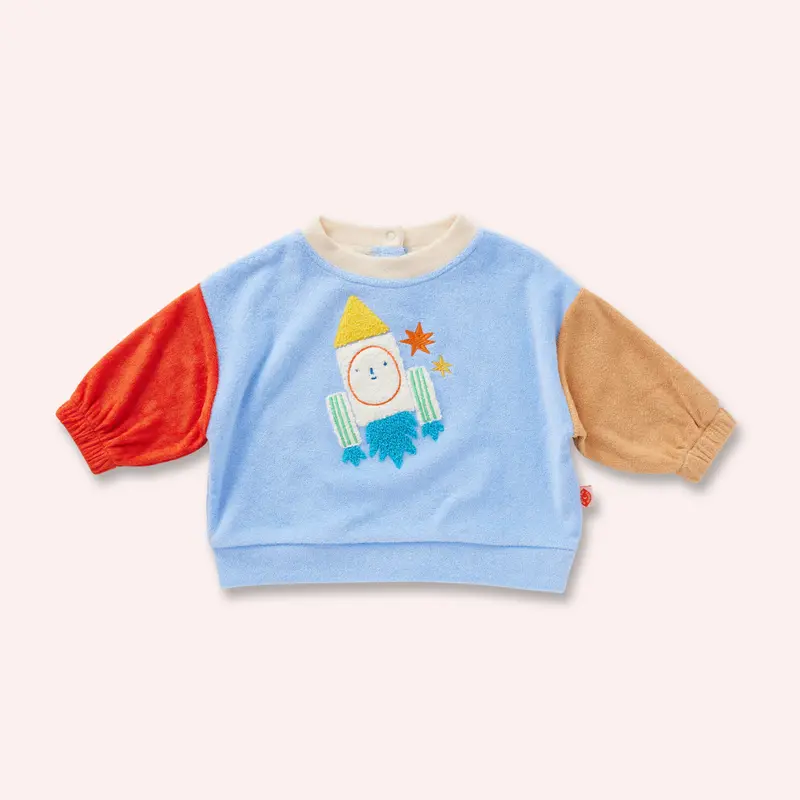 Terry Sweater - Space Blue 1