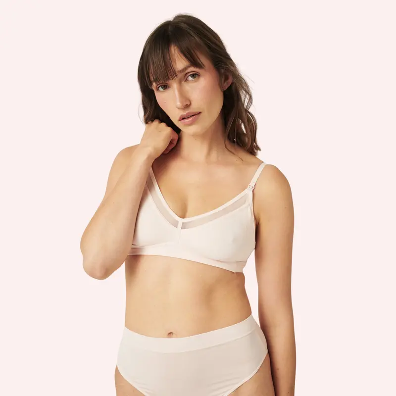 The Maternity Bra - Blush 1