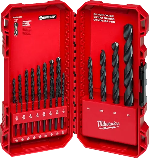 Thunderbolt® Black Oxide Drill Bit Set - 21Pc 1