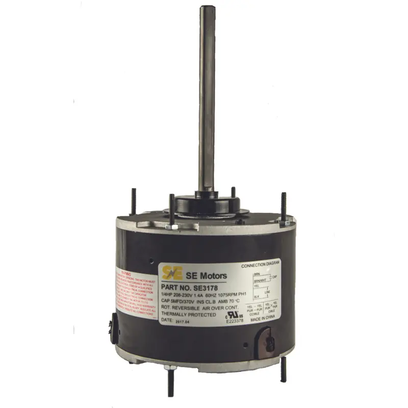 Vertical Condenser - Multi-Horsepower - 1075Rpm - Hi-Temp 70⁰C - 1/4Hp, 208/230V 1