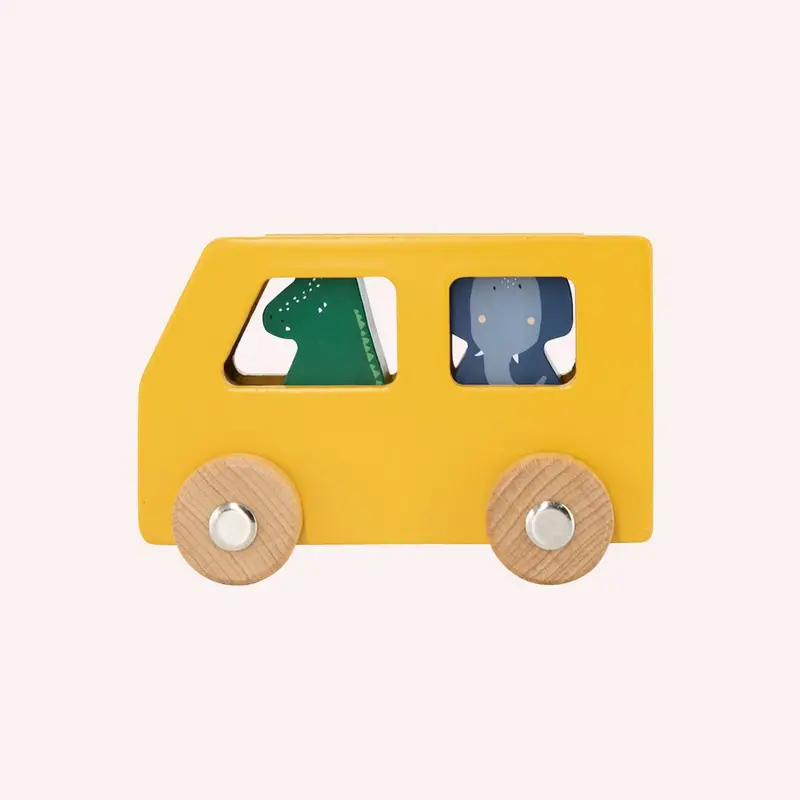 Wooden Animal Car Set 1
