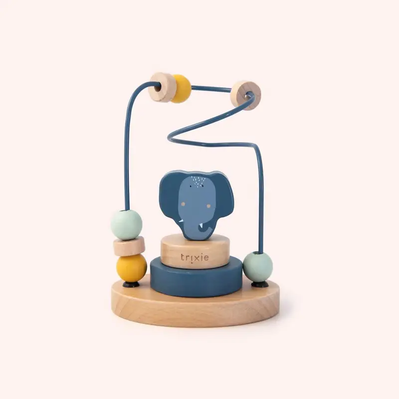 Wooden Beads Maze - Mrs. Elephant 1