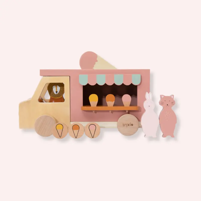 Wooden Ice Cream Truck 1