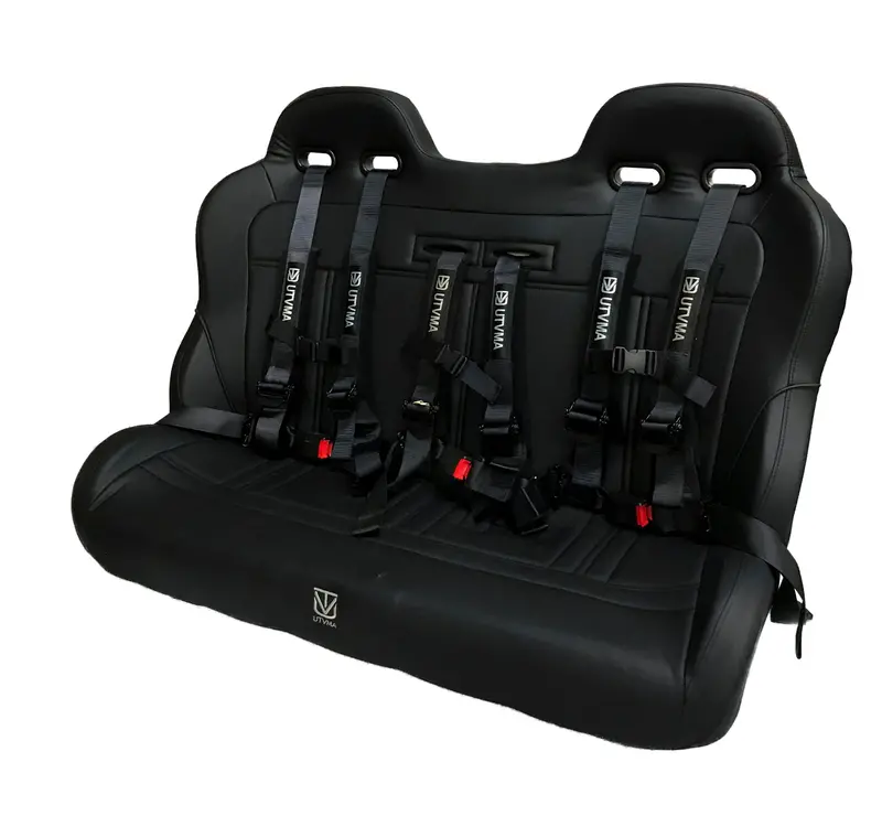 Yamaha Wolverine Rmax 4 (2021-2024) Rear Bench Seat With Harnesses 1