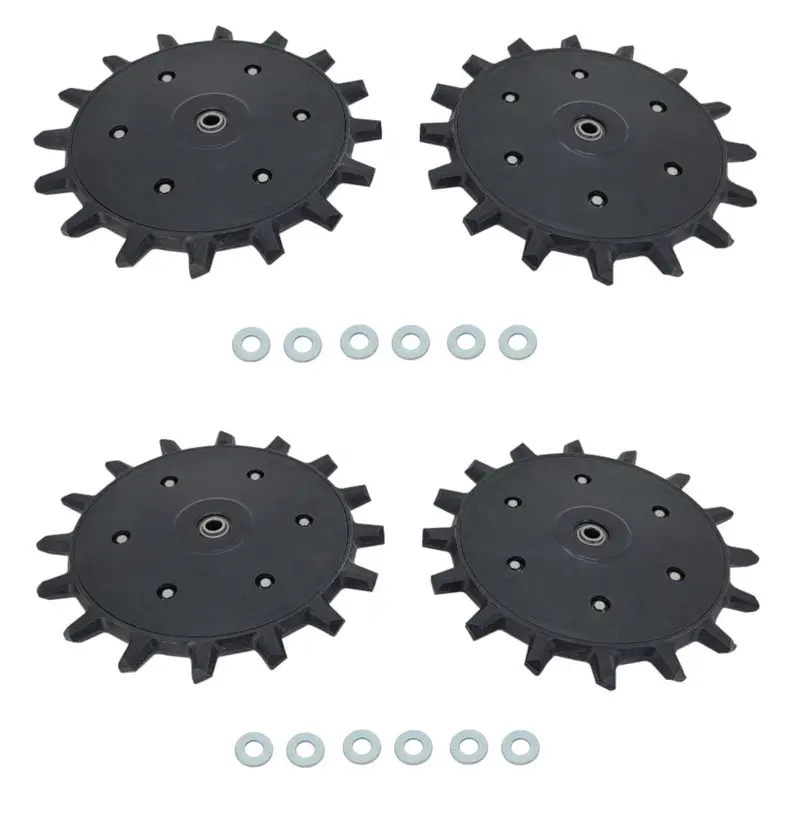 Yetter (Set Of 2) Twister Poly Spike Closing Wheel Kit - 6200-005 1