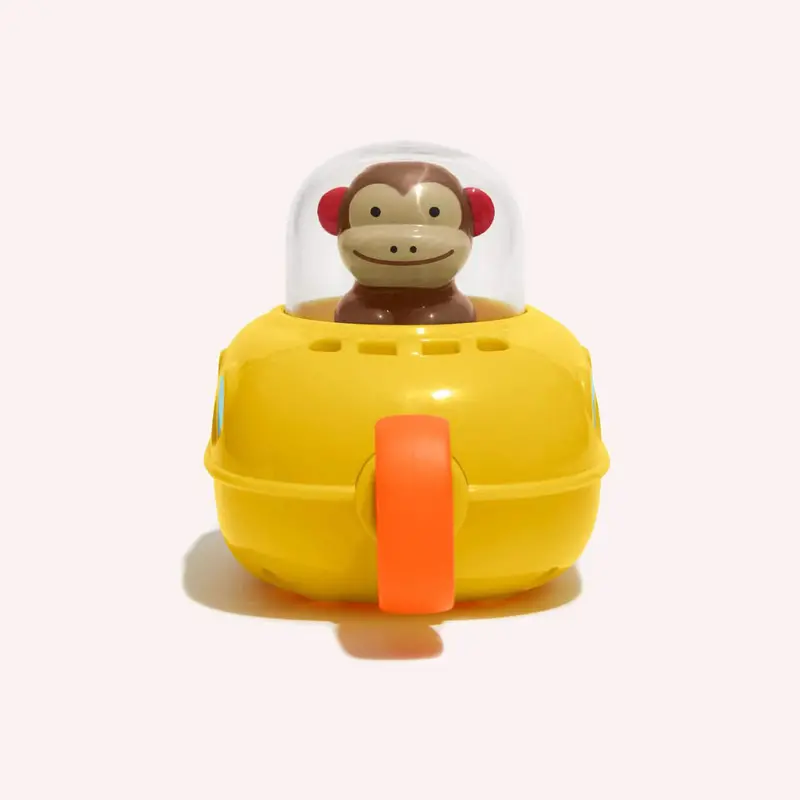 Zoo Bath Pull & Go Monkey Submarine 1