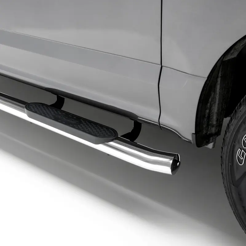 Aries S225041-2 4" Polished Stainless Oval Side Bars, Select Dodge, Ram 1500, 2500, 3500 For Select Ram 2500 1