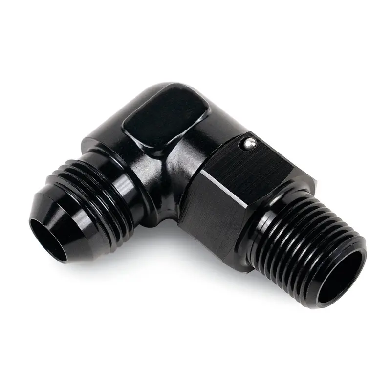 Derale 90-Degree Fitting – 1/2-Inch Npt To -8 An Male (Part #59708) 1