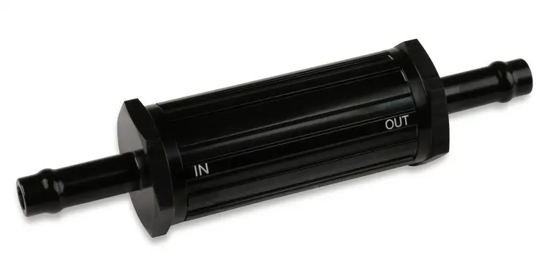Earl'S 731155Erl Vapor Guard Efi Fuel Filter – 5/16" Barb, 10-Micron, Anodized Black Housing 1