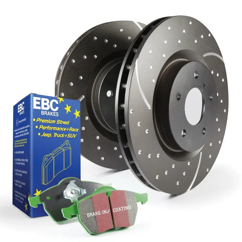 Ebc Brakes S3Kf1133 Greenstuff 6000 Brake Pad And Gd Rotor Kit – Optimized For Trucks And Suvs 1