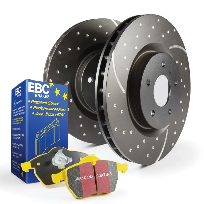 Ebc S5Kf1424 Yellowstuff Sport Brake Kit With Gd Slotted Rotors 1