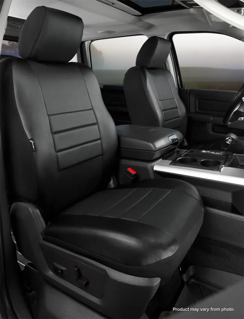Fia Sl62-99 Black-On-Black Leatherlite Custom Seat Covers 1