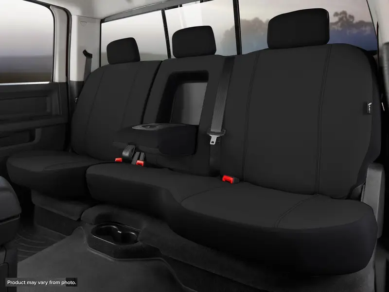 Fia Sp82-92 Black Seat Protector Custom-Fit Automotive Seat Cover 1
