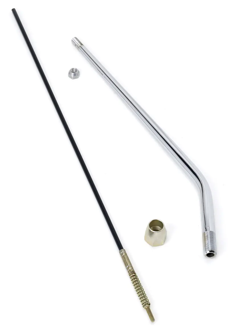 Lokar Rlk-68008 Chrome 8-Inch Lower-Thread Transmission Lever Conversion Kit 1