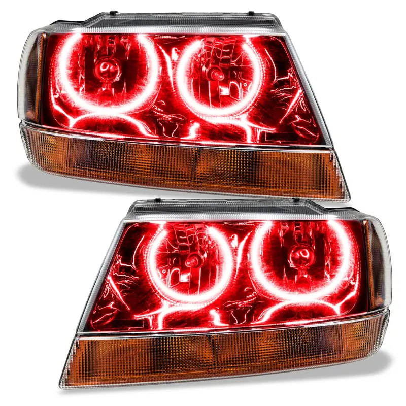 Oracle Lighting 7167-003 Smd Led Headlight Assembly – Pre-Wired, Black Housing With Red Accent Lighting 1
