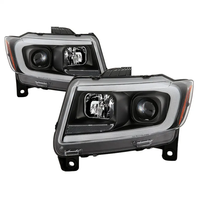 Spyder Auto 5085795 Projector Led Headlight Assembly – Light Bar Integrated Design 1