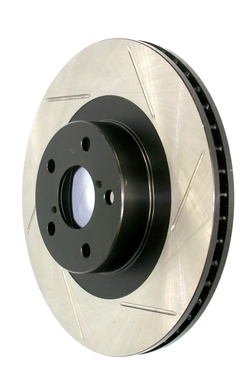 Stoptech 126.44121Sl Sport Front Left Slotted Brake Rotor 1