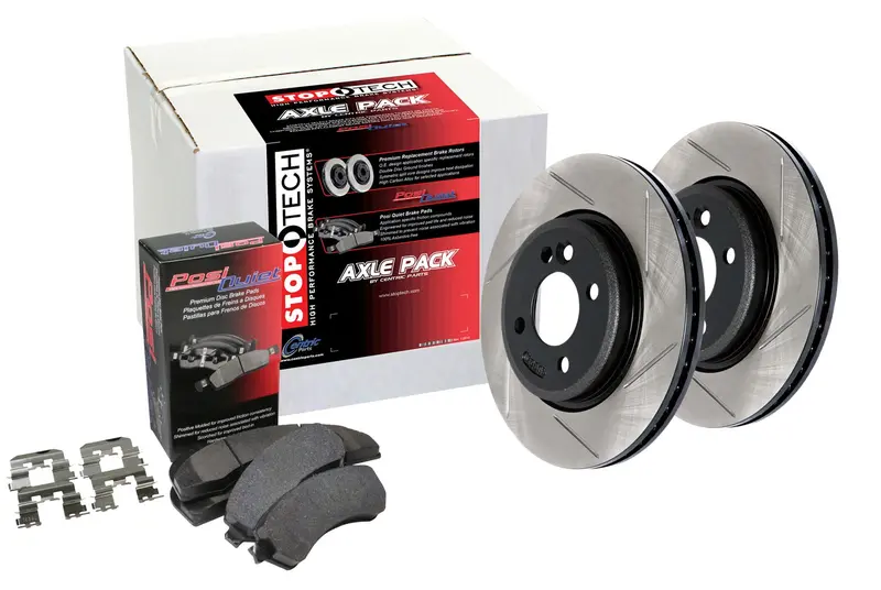 Stoptech Street Axle Pack – Front Slotted Brake Kit For Daily And Enthusiast Use 1