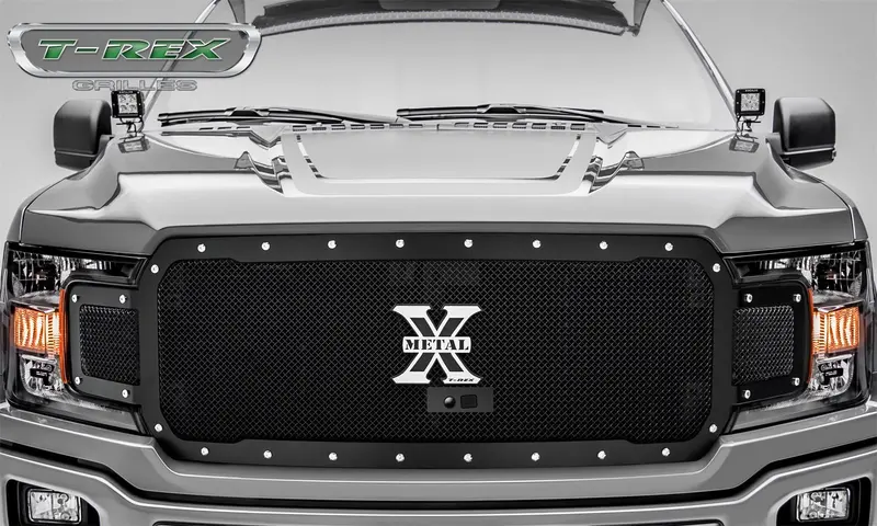 T-Rex Grilles 6715791 X-Metal Studded Mesh Front Grille For Custom Truck Styling 1