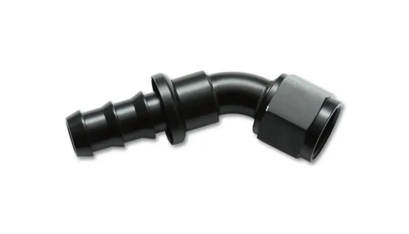 Vibrant Performance 22404 Push-On 45-Degree Aluminum Hose End Fitting 1