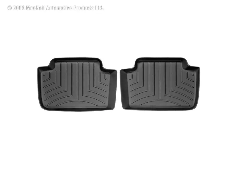 Weathertech 440382 Digitalfit Rear Floorliner – Black, 2-Piece Set 1